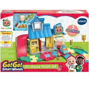 NEW VTech CoComelon Go! Go! Smart Wheels JJ’s House Track Set